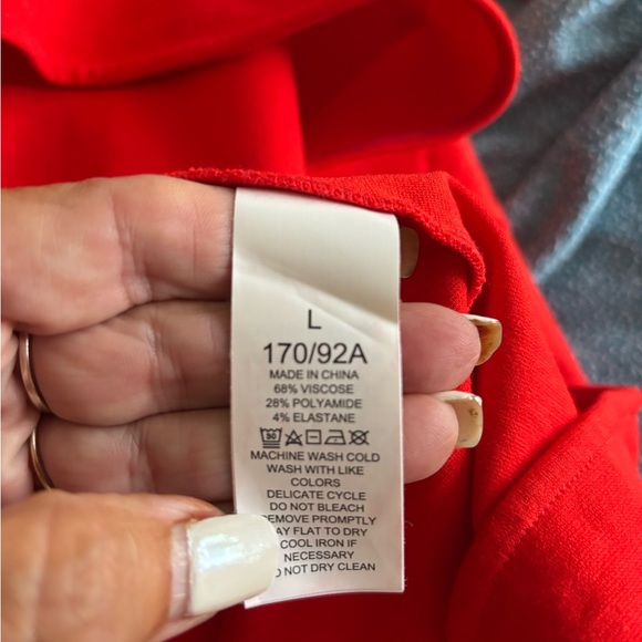 Kate Spade Perfect Red Dress size large. EUC - Picture 3 of 6